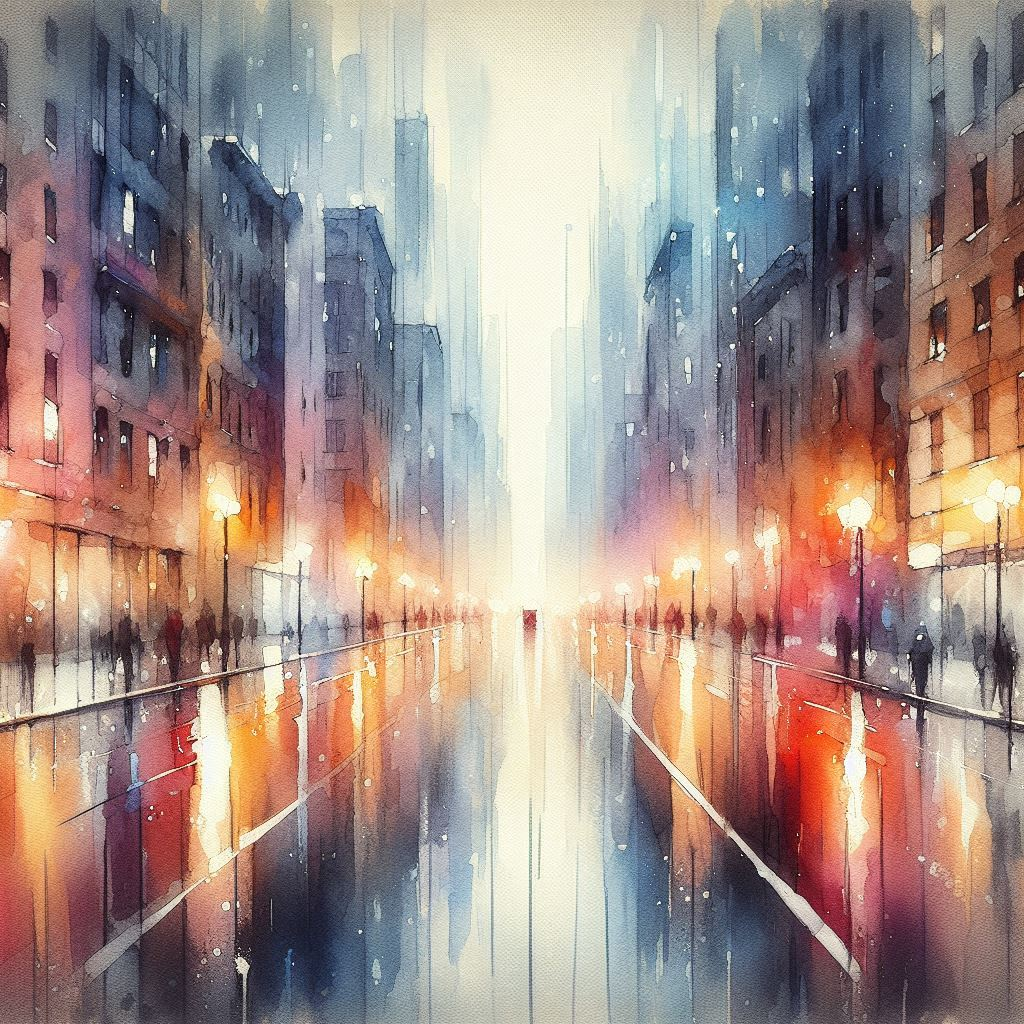 Rainy City Streets